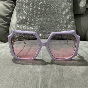 Lavender Oversized Sunglasses
